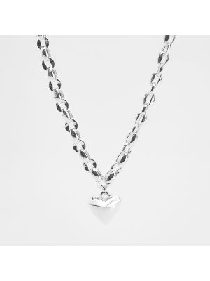 Stříbrný náhrdelník se srdcovým vzorem Reserved