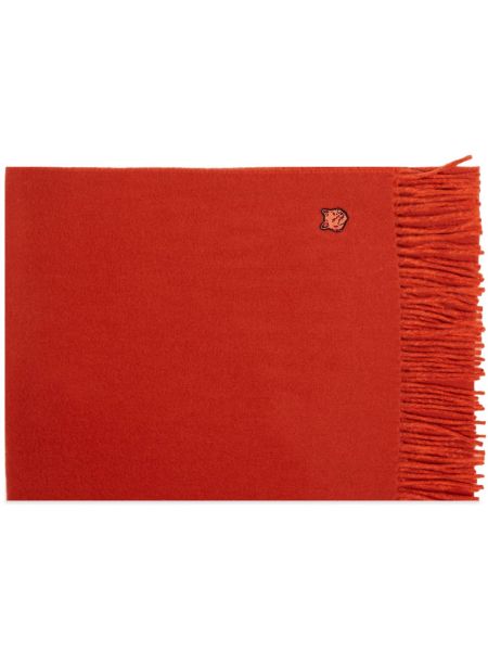 Шерстяной шарф Maison Kitsuné красный
