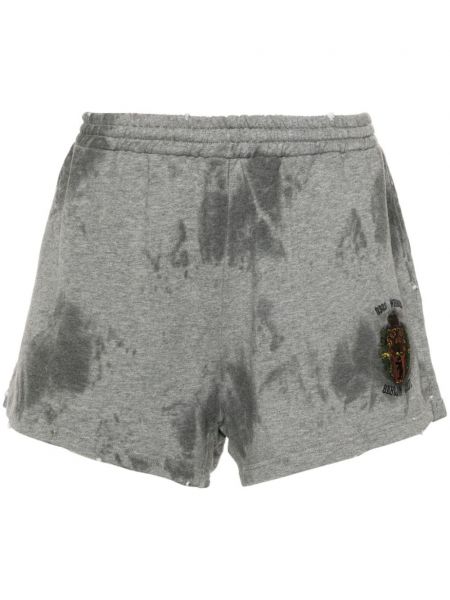 Distressed shorts aus baumwoll 032c grau