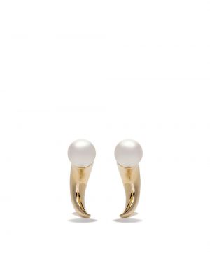 Boucles d'oreilles avec perles à boucle Tasaki