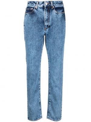 Jeans skinny a vita alta slim fit Alessandra Rich blu