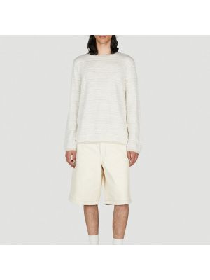 Dzianinowy sweter Comme Des Garcons beżowy