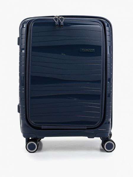 Синий чемодан Vitacci