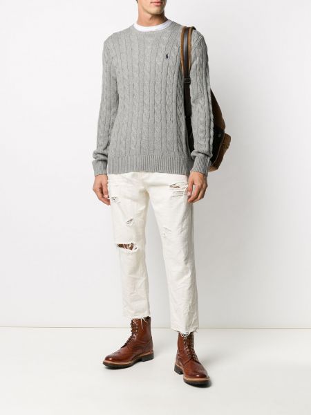 Strick sweatshirt Polo Ralph Lauren grau