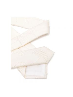 Corbata de tejido jacquard Emporio Armani beige