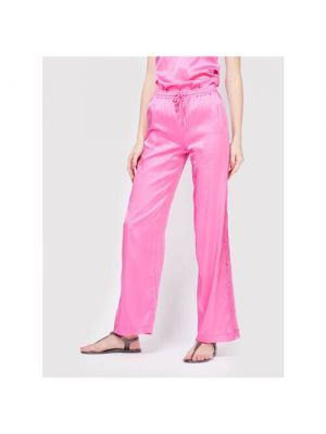 Прямые брюки с карманами Ermanno Ermanno Scervino розовые