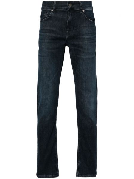 Hoikka slim fit-farkut 7 For All Mankind sininen