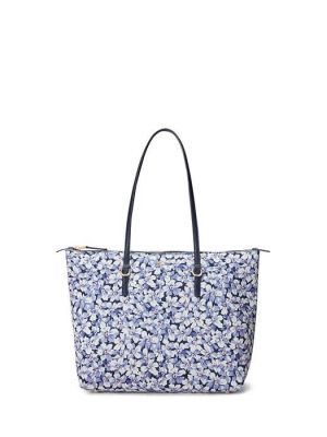Большая сумка Lauren Ralph Lauren синяя