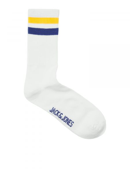 Ψηλές κάλτσες Jack & Jones λευκό