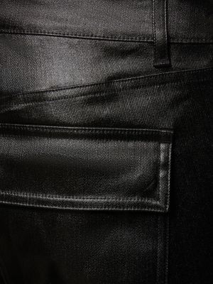 Jeansy bawełniane Rick Owens czarne
