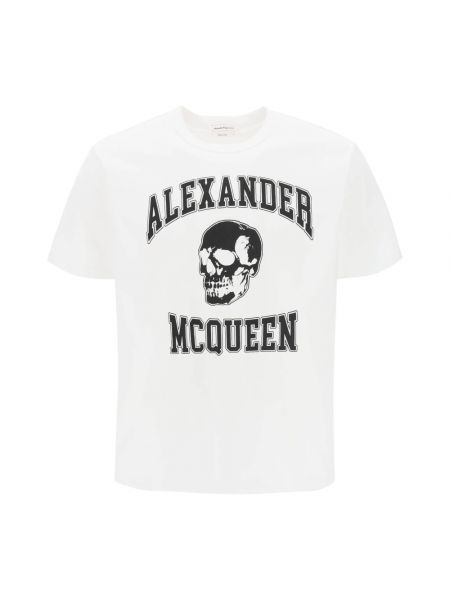 Biała koszulka Alexander Mcqueen