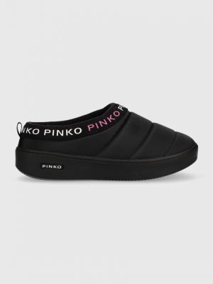 Černé pantofle Pinko