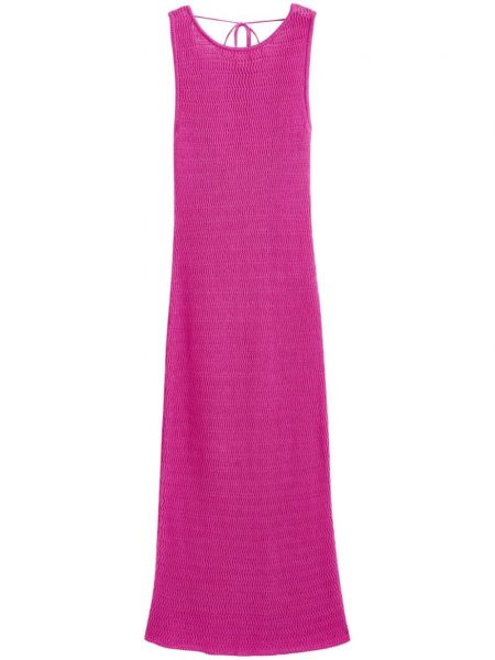 Βαμβακερή φόρεμα Chinti & Parker ροζ