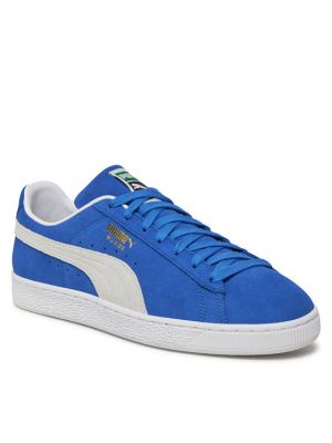 Semišové tenisky Puma Suede modrá