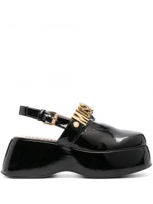 Pantofi cu toc cu platformă Moschino
