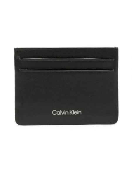 Portfel skórzany Calvin Klein czarny