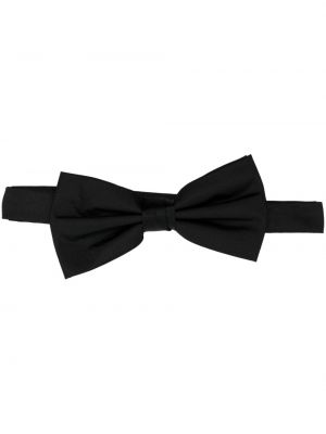 Μεταξωτή γραβάτα με φιόγκο Fursac μαύρο