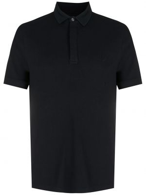 Slim fit poloskjorte Armani Exchange svart