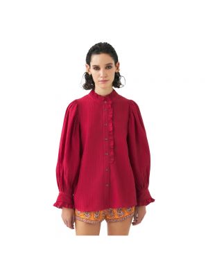 Koszula bawełniana Antik Batik czerwona