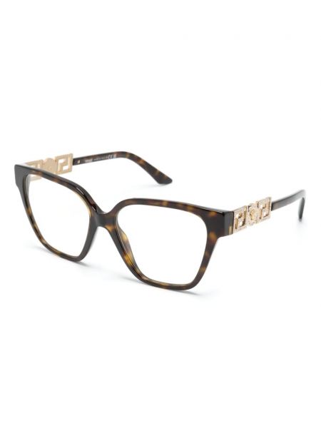 Brýle Versace Eyewear hnědé