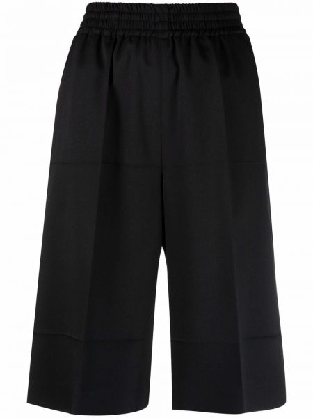 Pantaloni culottes Mm6 Maison Margiela negru