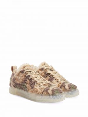 Sneaker mit print mit camouflage-print Giuseppe Zanotti beige