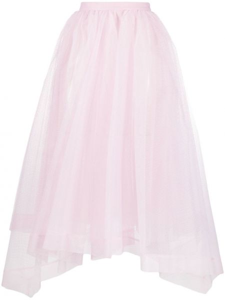 Asymetrické sukně Alexander Mcqueen růžové