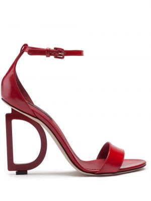 Sandalias con tacón Dolce & Gabbana rojo