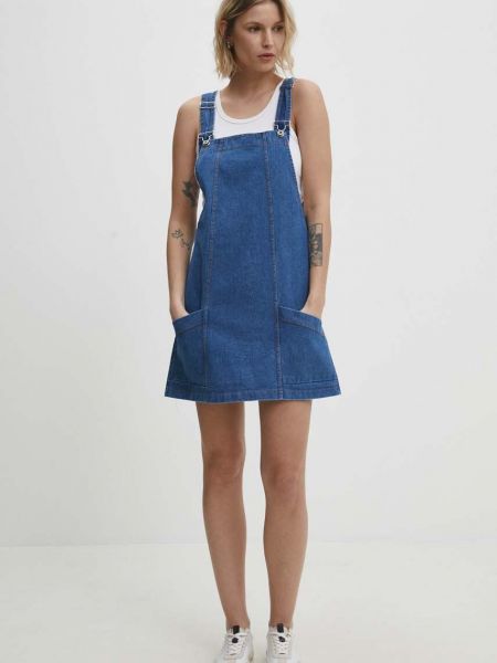 Mini ruha Answear Lab kék