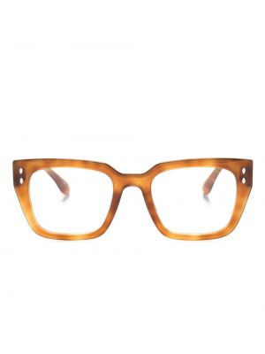 Okulary z nadrukiem Isabel Marant Eyewear brązowe