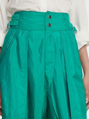 Панталон с висока талия Isabel Marant зелено