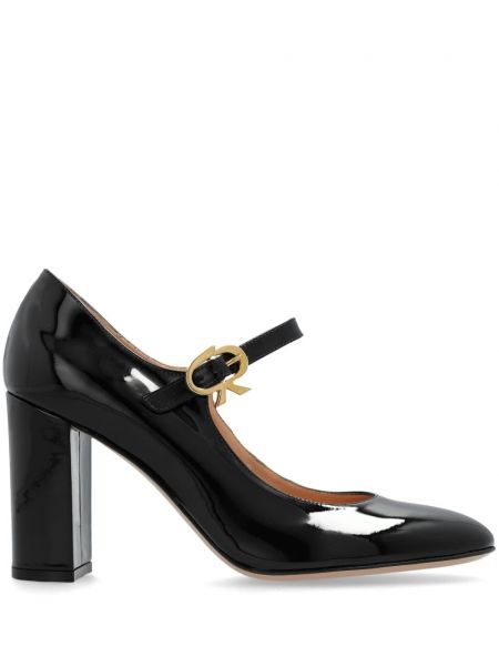 Patent læder mary jane pumps Gianvito Rossi sort