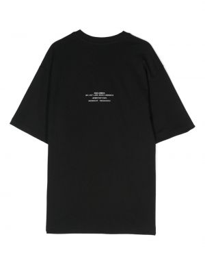 Kokvilnas t-krekls ar apdruku Dolce & Gabbana Dgvib3 melns