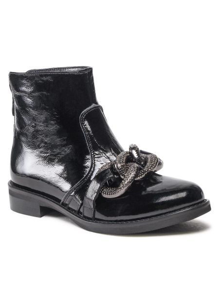 Členkové topánky Eksbut čierna
