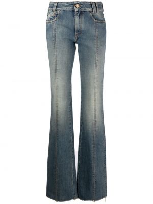 Low waist bootcut jeans ausgestellt Alessandra Rich blau