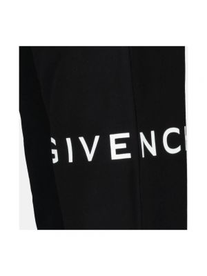 Pantalones de chándal de algodón Givenchy negro