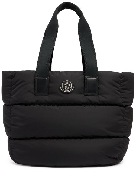 Naylon kapitone çanta Moncler siyah