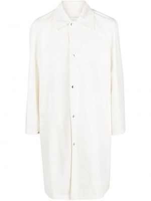 Παλτό με σχέδιο Jil Sander λευκό