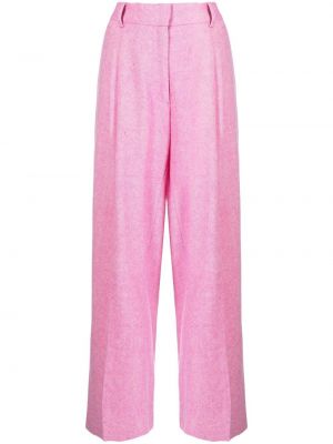 Pantalon taille haute plissé Mira Mikati rose