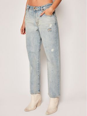 Jeansy Straight Fit Kansas Truckers 22929 Niebieski Regular Fit One Teaspoon