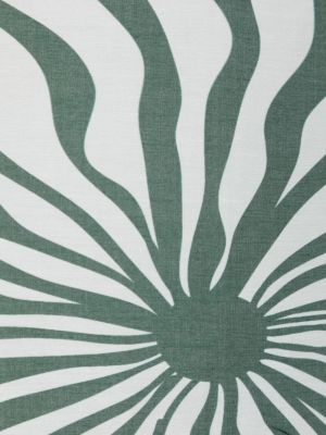 Seiden schal aus baumwoll mit print Dorothee Schumacher grün