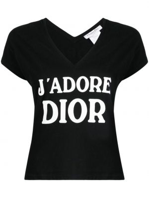 Koszulka Christian Dior czarna