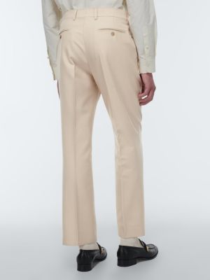 Bavlnené rovné nohavice Gucci