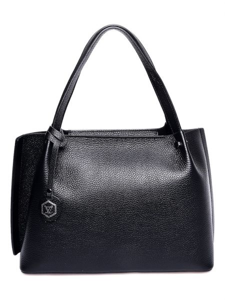 Кожаная сумка Luisa Vannini черная