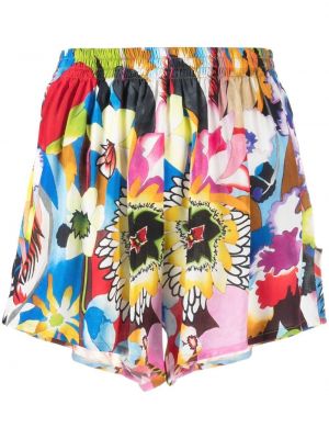 Trykt floral shorts Missoni blå