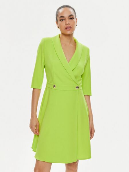 Priliehavé šaty Rinascimento zelená