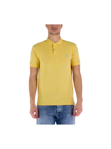 T-shirt a maniche corte a maniche corte Polo Ralph Lauren giallo