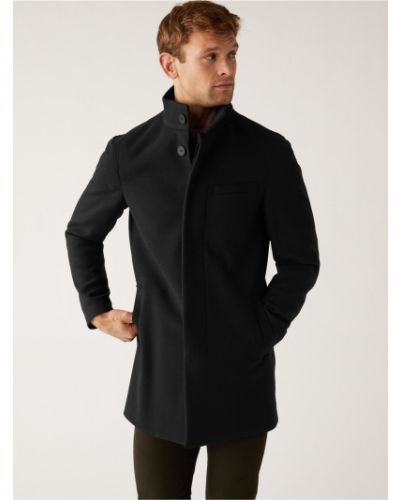Černý kabát Marks & Spencer