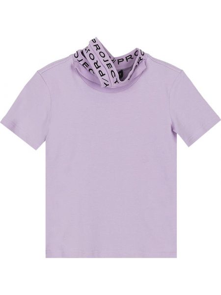Приталенная футболка Y Project фиолетовая