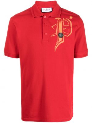 Polo krekls džersija Philipp Plein sarkans